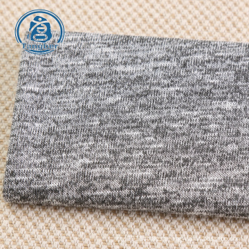 2020 hot  knit polyester rayon spandex tr brushed hacci fleece fabric for sweatshirts